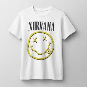Nirvana Smiley Face T shirt Size XS